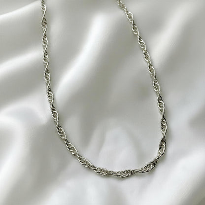 Sterling Silver Rope Chain Anklet 1.8mm