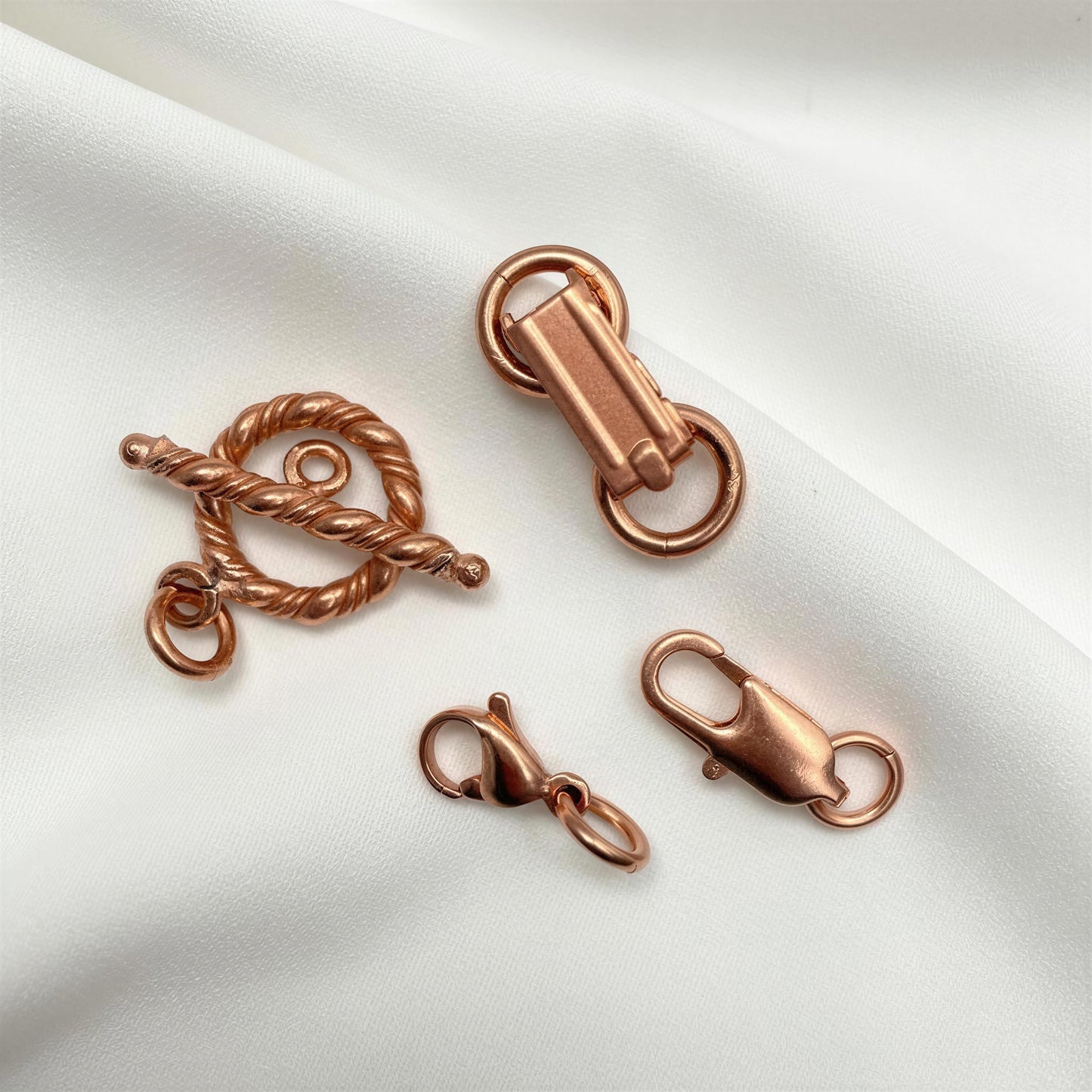 Handcrafted Copper Chainmaille Bracelet • Rosette Weave • Plus Size Options