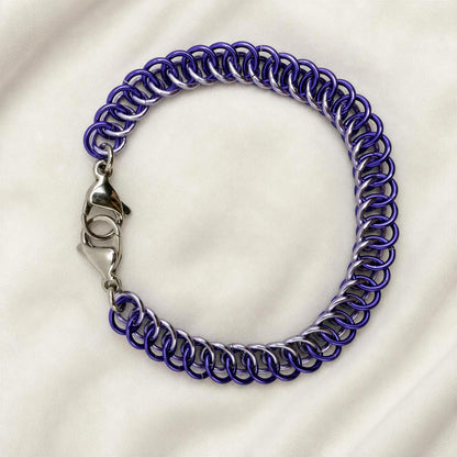 Purple Two Tone Medical Alert Replacement Bracelet