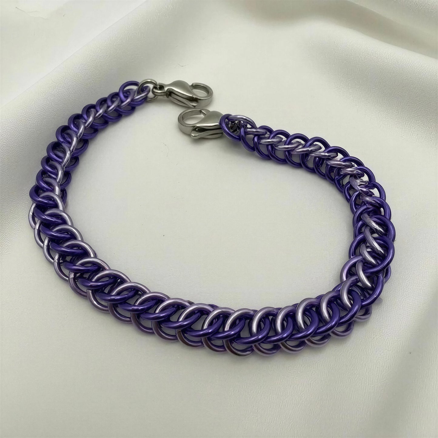 Purple Two Tone Medical Alert Replacement Bracelet