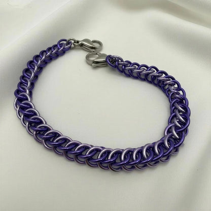 Purple Two Tone Medical Alert Replacement Bracelet