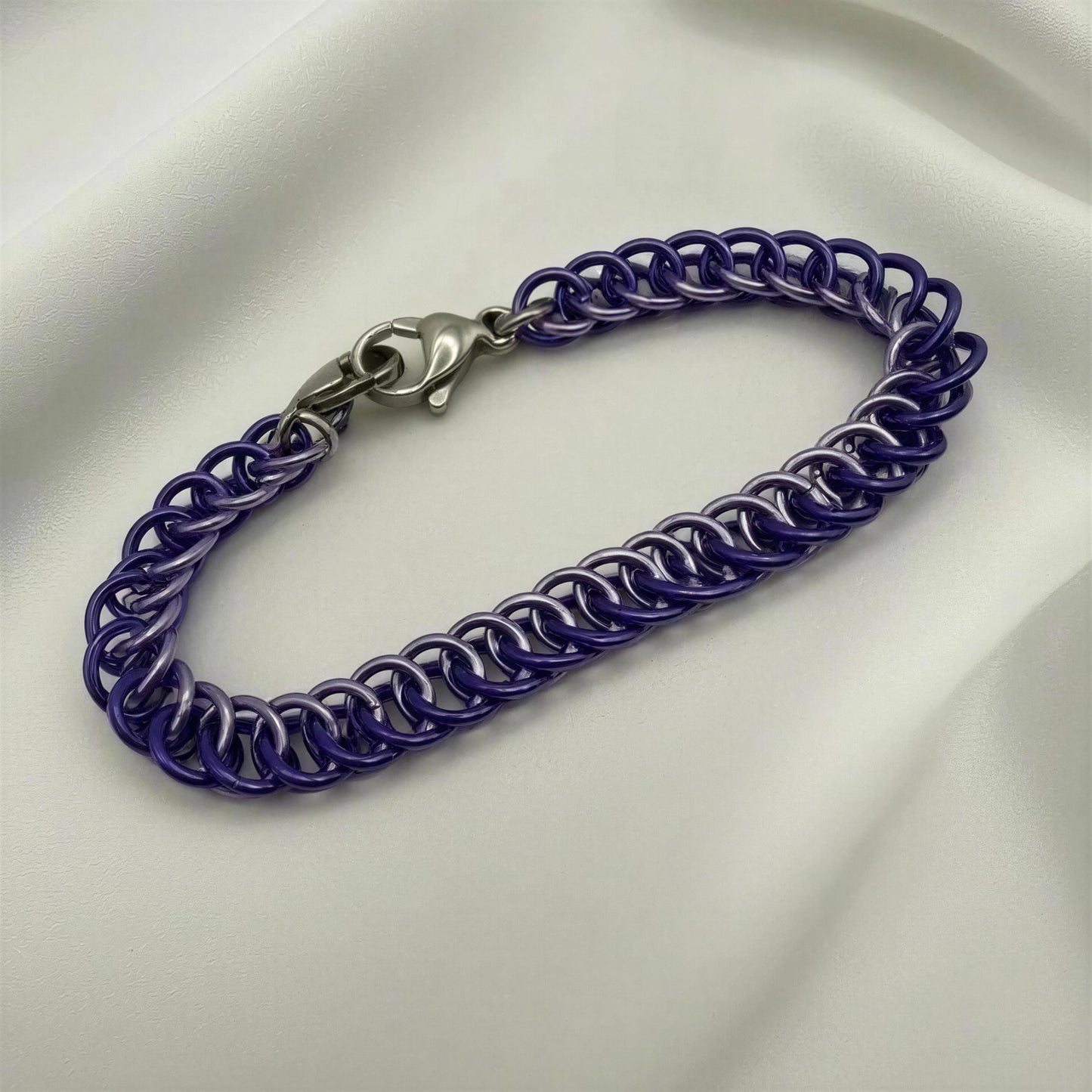 Purple Two Tone Medical Alert Replacement Bracelet