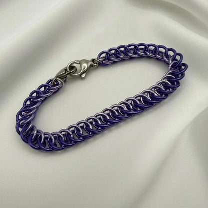 Purple Two Tone Medical Alert Replacement Bracelet