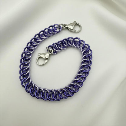 Purple Two Tone Medical Alert Replacement Bracelet
