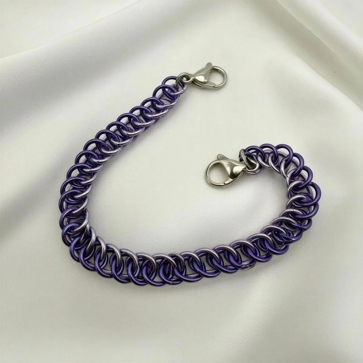 Purple Two Tone Medical Alert Replacement Bracelet