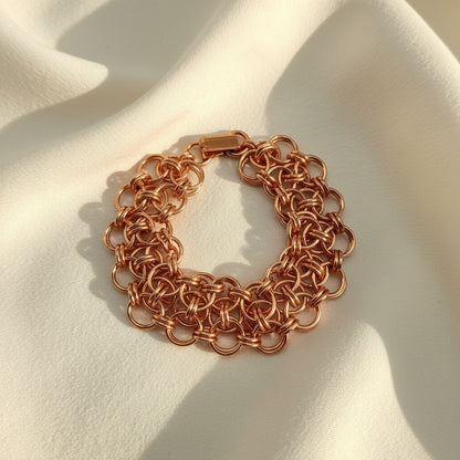 Pure Copper Bracelet • 20mm • Ladder Helm • Choice of Clasp