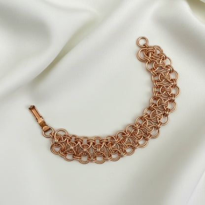 Pure Copper Bracelet • 20mm • Ladder Helm • Choice of Clasp