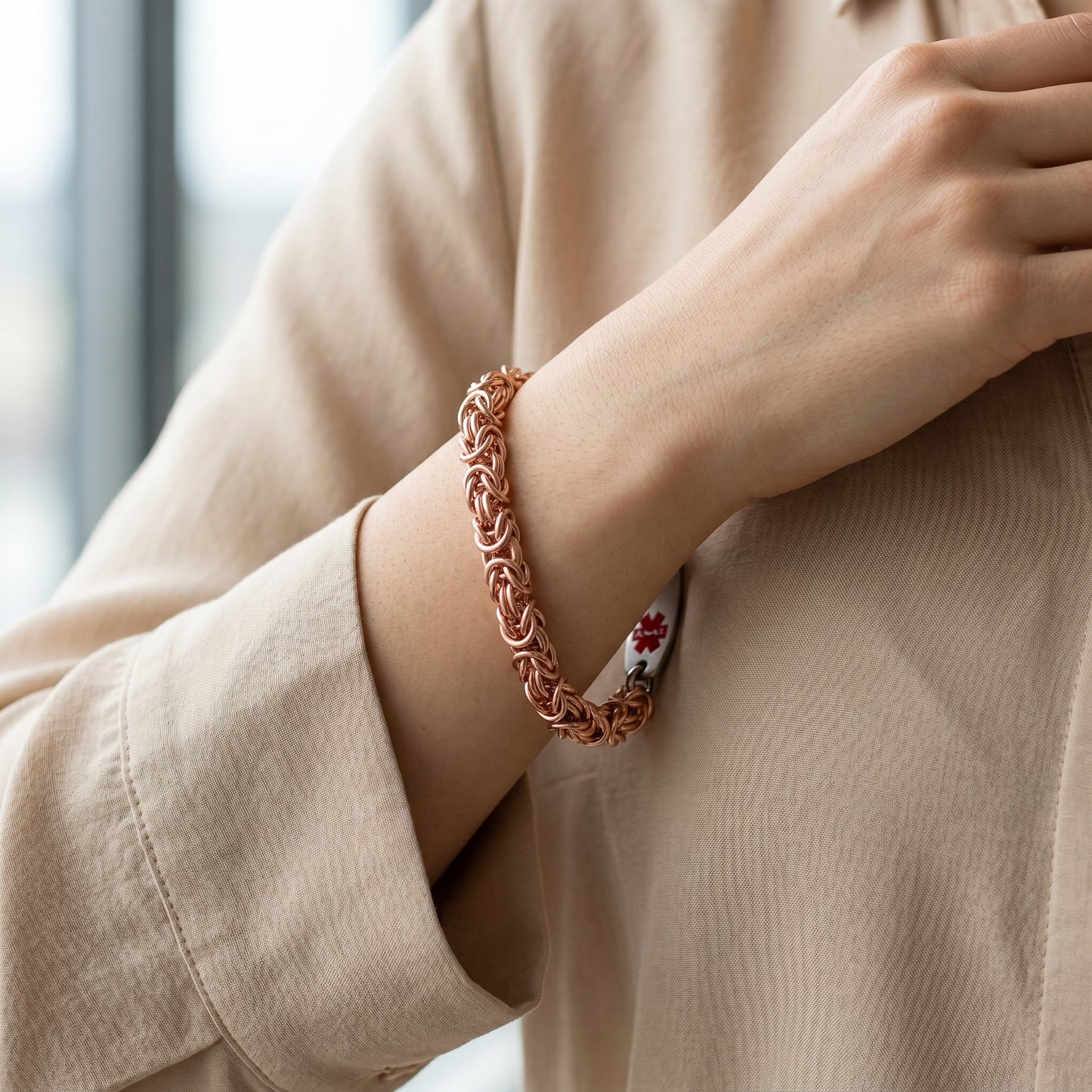 Byzantine Copper Medical ID Bracelet Band Replacement
