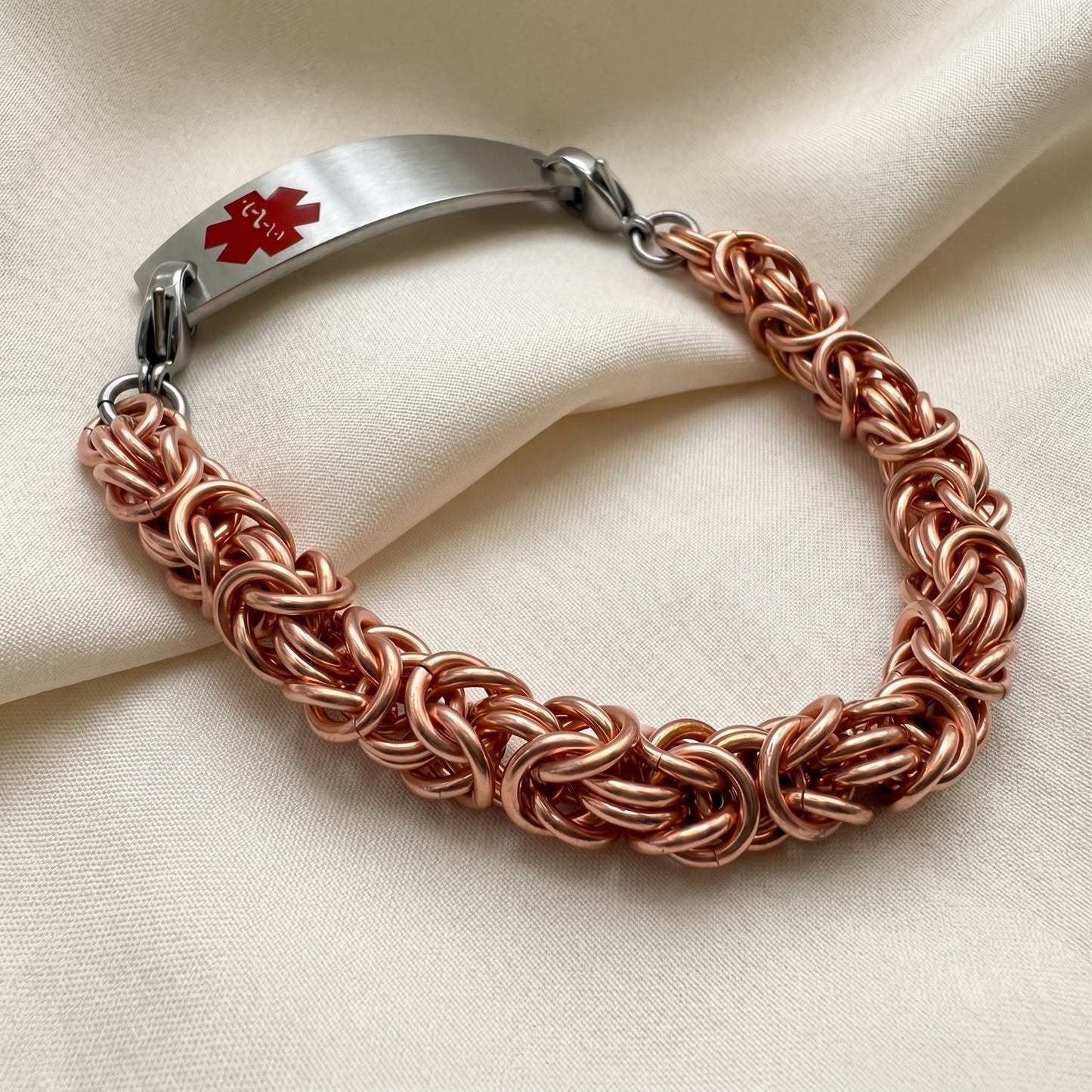 Byzantine Copper Medical ID Bracelet Band Replacement