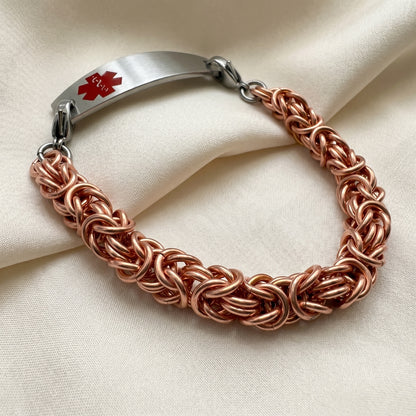 Byzantine Copper Medical ID Bracelet Band Replacement