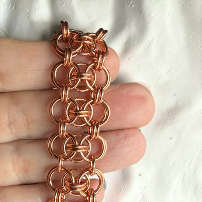 Pure Copper Bracelet • 20mm • Ladder Helm • Choice of Clasp