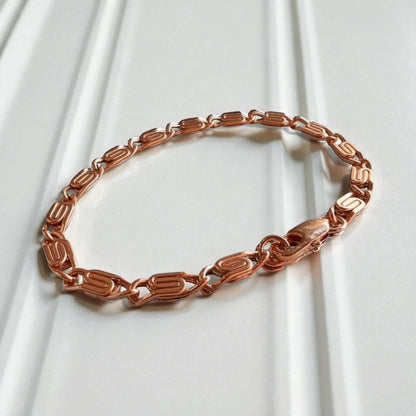 Pure Copper Scroll Bracelet • Vintage Style • Adjustable & Plus Sizes Available