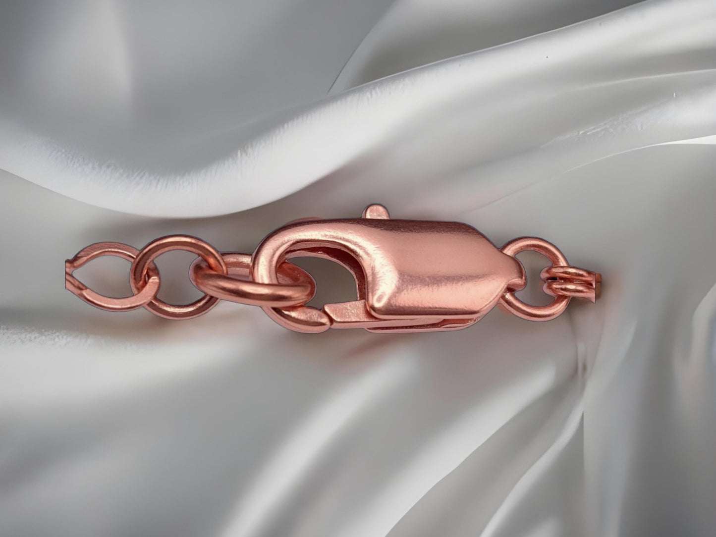 Pure Copper Scroll Chain Necklace • Vintage Style • Variety of Lengths