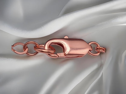 Pure Copper Scroll Chain Necklace • Vintage Style • Variety of Lengths