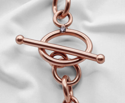 Pure Copper Scroll Chain Necklace • Vintage Style • Variety of Lengths