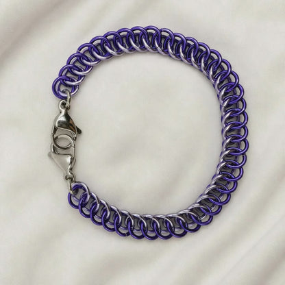 Purple Two Tone Medical Alert Replacement Bracelet